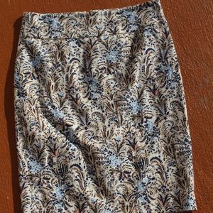 NWT Ann Taylor Pencil Skirt Floral